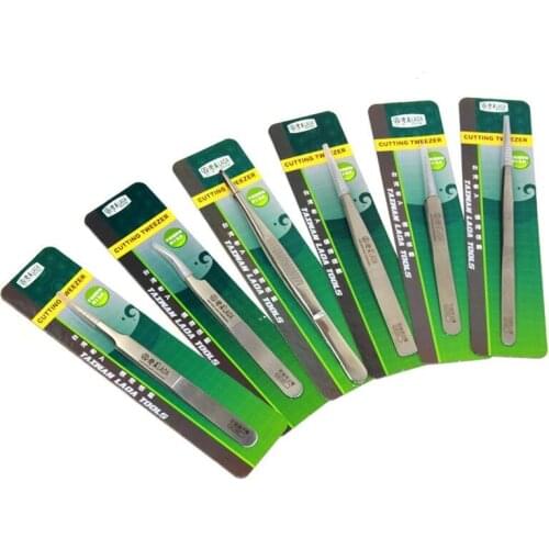LAOA Tweezers Stainless Steel Industrial Tweezers Pinzette Watchmaker Repair Tools Excellent Quality Pincet Repair Tweezers