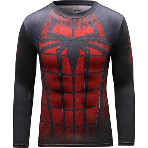 Factory Price Fitness Running Rash Guard New Design Men Digital Sublimation Printed Long Sleeve