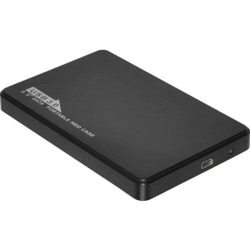 2TB Mobile HDD Enclosure Case USB 3.0 to SATA HDD Hard Drive External Enclosure Black Case Hard Disk Box For Computer