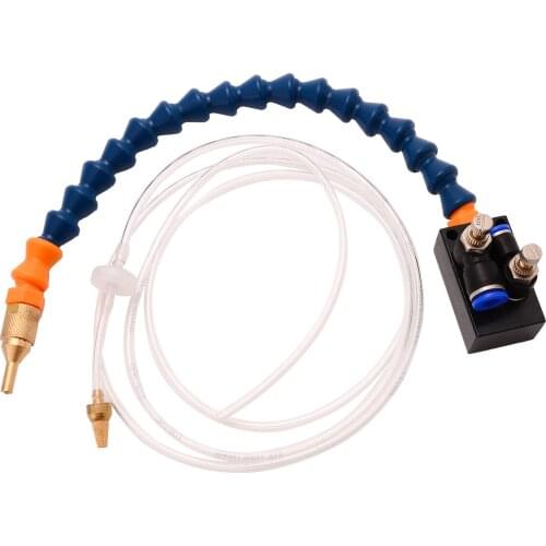 1Pcs 8mm Air Pipe Mist Coolant Lubrication System Engraving Machine Spray Cooling Unit for CNC Lathe Milling Drill Grind Machine