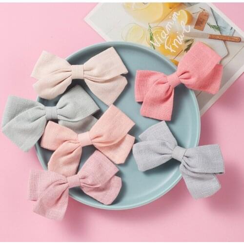 11 Pcs Korean Style Candy Color Bow Hair Clips For Baby Girls Hairpins Cute Colorful Solid Hair Accessories 2021 Sets For Girls