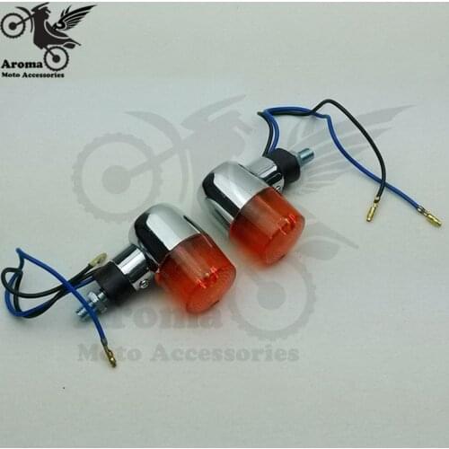 2 pcs motorcycle turn signal indicators universal accessories motorbike flashers parts motocross Turn signal light moto flashing