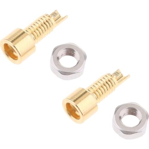 2Pcs Pure Copper Plated Hearphone Earphone MMCX Connector Screws