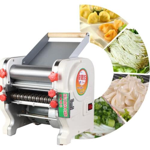 220V Auto Stainless Pasta Press Maker Electric Noodle Machine Home or Commercial