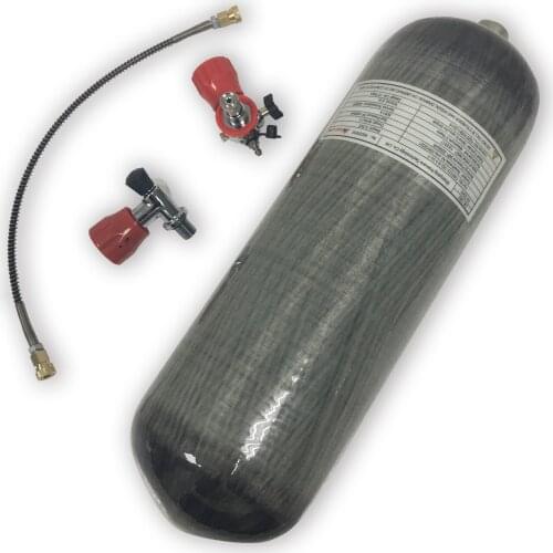 AC109101 Acecare Pcp Air Tank 9L CE Hunting Scuba Paintballing Airgun Rifle Shooting Target High Pressure Cylinder Diving 300Bar