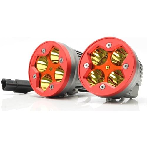 2020 LITU Auto Lighting System 40W LED Work Lights 3 Inch Motorcycles Projector Offroad LED Yellow White Fog Light For Truck ATV