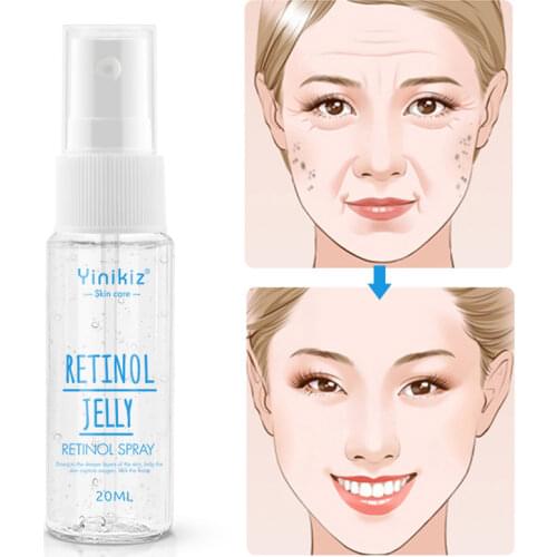 Floral Spray Retinol Serum For Face Whitening Lifting Spot Anti Aging Wrinkle Retinol Jelly Spray Remove Dark Spots