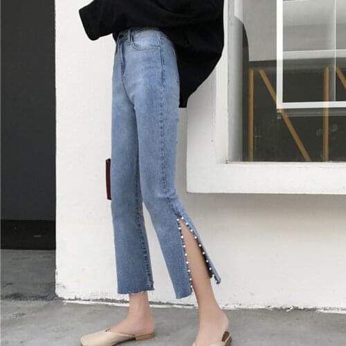 Cheap wholesale 2019 new Spring Summer Autumn Hot selling womens fashion casual Denim Pants BW59