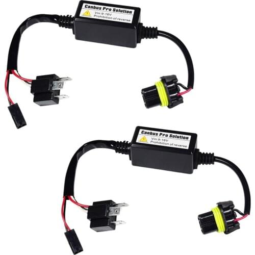 YUNPICAR 9006 HB4 To H4 9003 LED Anti Flicker Capacitors - Error Code Canceller Capacitor 2Pack