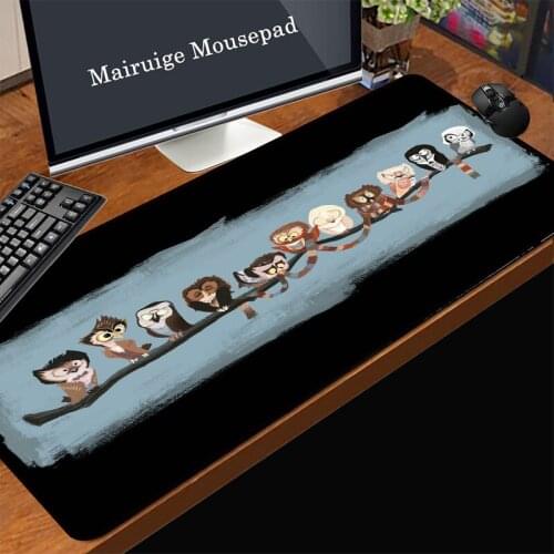 Mairuige Computer Gaming Mouse Pad Owl Style Rubber Cloth Design Non-slip Precise Positioning PC Laptop Keyboard Mat