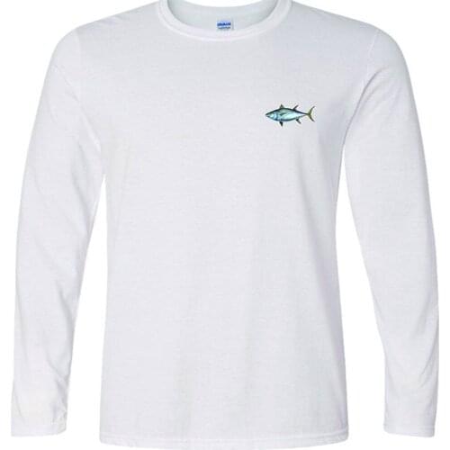 Marlin Long Sleeve Fishing Shirt UV Protection Quick Dry Fishing Clothes Jerseys Shirt Breathable Clothing Men Waterproof Collar