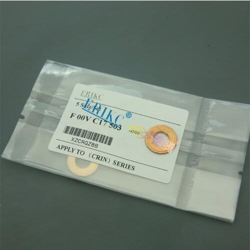 10PCS ERIKC Copper Washers Shims F00RJ01453 Auto Injector Copper Washer Shim F00VC17503 Copper Washer Auto Injection Copper Ring