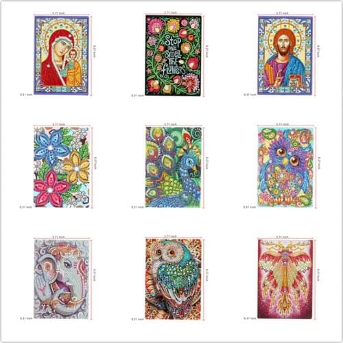 5D DIY Special Diamond Painting Notebook Sketch Book Diamond Art Embroidery Cross Stitch Kit (Diamond Painting Notebook)
