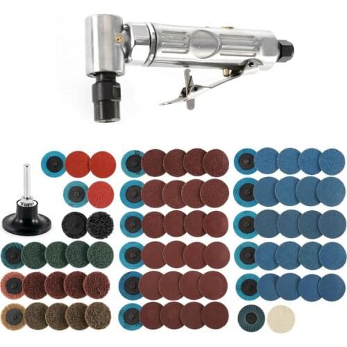 51/80pcs 2" Sanding Discs with 1/4" Shank for Rotary Sanding Disc for Die Grinder Surface Grind Polish Burr Rust Paint Removal