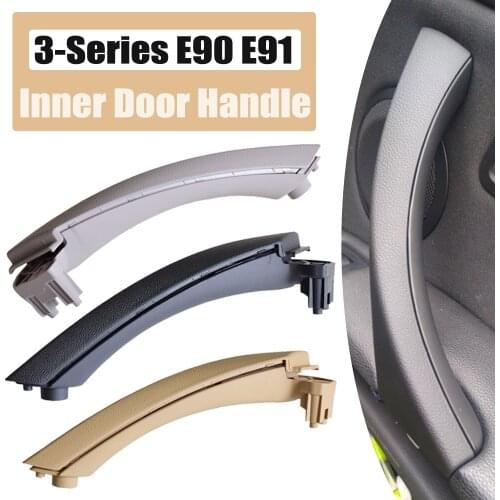 Original Inner Door Handle Panel For BMW E90 E91 For BMW 3-Series Sedan Pull Trim Cover 51417230850 51419150335 51419150340