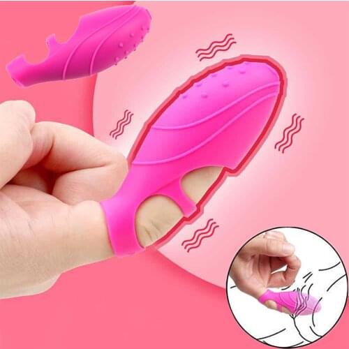 Finger Vibrators for Women Clitoris Powerful G Spot Stimulator Erotic Dildo Massager Adult Product Product Lesbian Sex Toys For