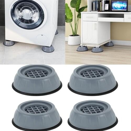 Washing Machine Pad Rubber Feet Anti Slip Chair Leg Floor Protector Feet Anti-Vibration Furniture Refrigerator Pad Fixed Base
