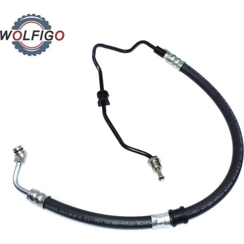 WOLFIGO New High Pressure Power Steering Hose Replacement OEM# 53713-SNA-A04 For 2006 2007 2008 2009 2010 2011 Honda Civic 1.8L