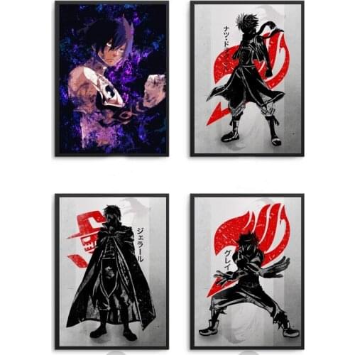 Fairy Tail Canvas Painting Wall Art Pictures prints home decor Wall poster decoration for living room