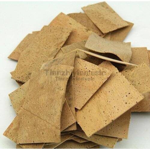 50Pcs Natural Sax Saxophone Neck Cork Sheet 1.0mm