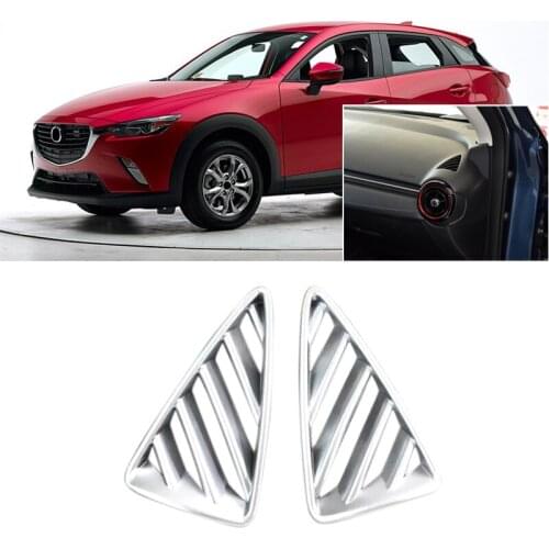 Abaiwai For 2015-2017 2018 Mazda CX-3 CX3 CX 3 Small Air conditioning vent outlet Cover Trim Interior Car Styling Accessories