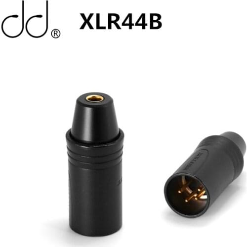 DD ddHiFi XLR44B XLR 4pin to 4.4mm Balanced Adapter Adapt XLR Traditional Desktop Devices to 4.4mm Audio Devices or Earphones