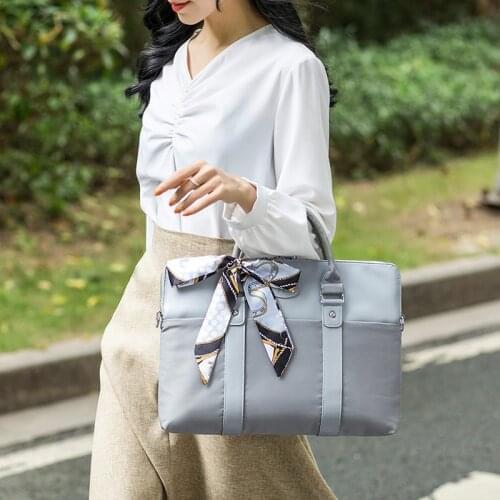 Business Ipad Phone Notebook Storage Business Trip Necessary Computer Document Handbag Womens Laptop Purse Pouch Accessories