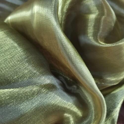 Glass Organza Fabric Shiny decoration Light party supplies fabric stage cosplay wedding background DIY sewing doll gauze 3 yards