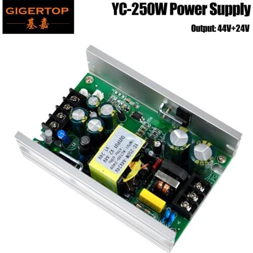 Freeshipping 250W Power Supply 44V 24V 6A 3A Dual Power Output Current Source Board COB Par Main Switch Power Board Flood Light