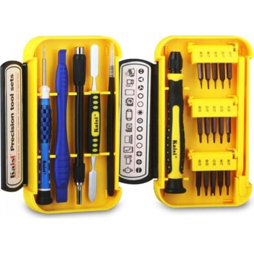 Kaisi Precision 21 in 1 Screwdriver Set Of Chrome Vanadium Steel Disassemble Household Tools for Phones Watches Home Appliances