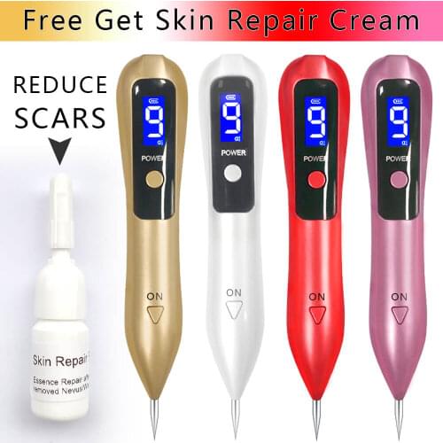 Laser Mole Removal Pen Wart Plasma Remover Tool Beauty Skin Repair Cream Corn Freckle Tag Nevus Dark Age Sweep Spot Tattoo Sets
