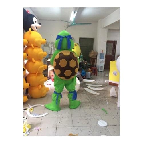 Turtle Mascot Costumes Unisex Cartoon Apparel Cosplay for Halloween Purim Celebration Fancy Dress
