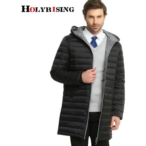 2017 Men Winter Autumn long Jacket 90% White Duck Down Jackets Men Hooded Light Down Jackets Warm Outwear Coat Parkas Outdoors