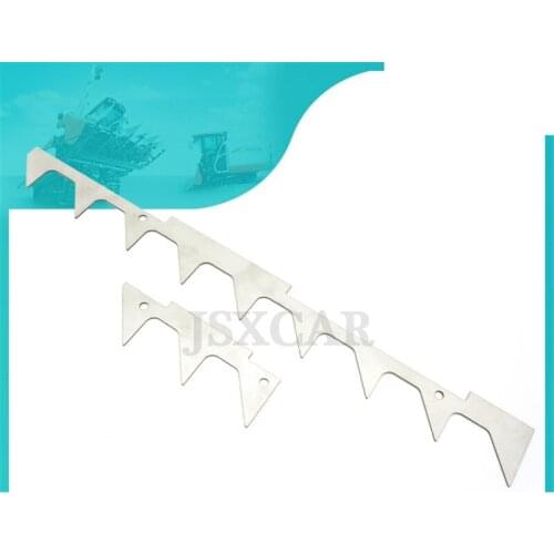 For Kubota 688/758/988/EX108 cutter blade guide rack stainless steel serrated high quality Free shipping harvester accessories