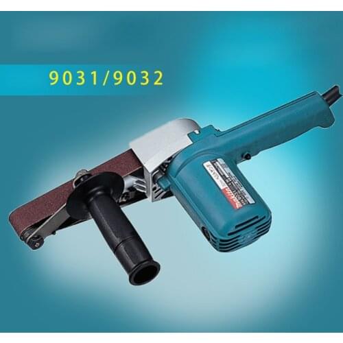 Original Japan Makita 9031Sanding Machine 380mm 15" Belt sander 9032 Portable 500W Belt Speed 1000m/min Sander Polishing Machine