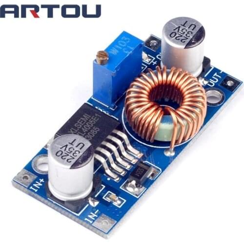 5A Max DC-DC XL4005 Step Down Adjustable Power Supply Module LED Lithium Charger Board