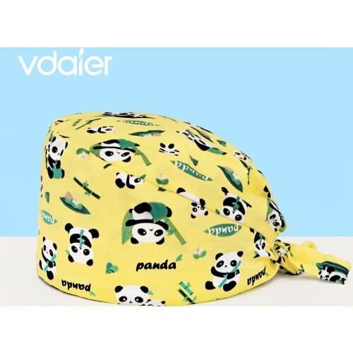 Women and men cotton surgery scrubs cap Hospital Medical nurse Hat Elastic Dentist cap nursing uniform scrubs lab pharmacy hats