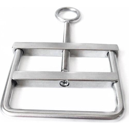 Stainless Steel Ball Stretcher Scrotum Stretcher Men Scrotum Clip Testicle Bondage Kit Cock Ring Ballstretcher Sex Toys For Men