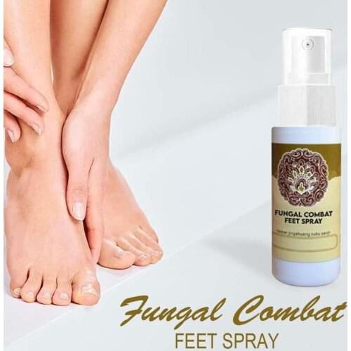 60ml Fungal Feet Spray Anti Fungal Infections Athletes Foot Spray For Beriberi Itch Erosion Peeling Blisters Anti Bacterial