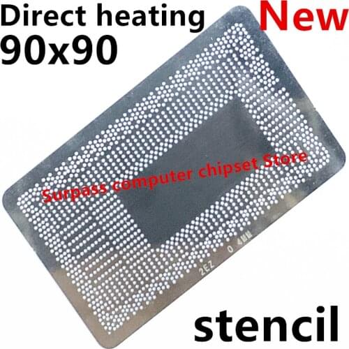 Direct heating 90*90 SR3L8 SR3L9 SR33Z SR3W0 SR3JY SR34A i7-8650U i5-8350U i7-7600U i3-8130U i3-7130U 3965U stencil