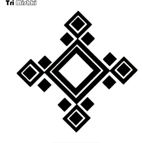 Tri mishki HZX1397 the Ethnic Element Of The Slavic Pattern car sticker Vinyl Decals Waterproof sticker on Car Body Rear Window