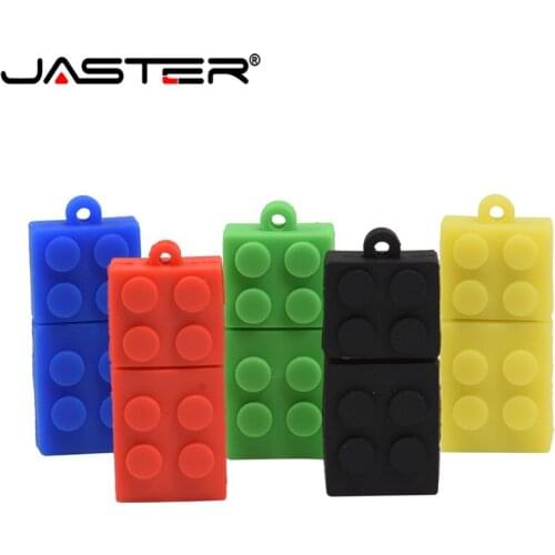 Toy Brick Flash Drive USB Flash Drive 64GB Silica gel Building Block Pendrive Gift 32GB Pen Drive Real Capacity USB Stick Cle
