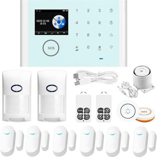 Smart alarm, infrared alarm, one-key anti-theft alarm, Wifi remote monitoring voice control notification, support nine languages