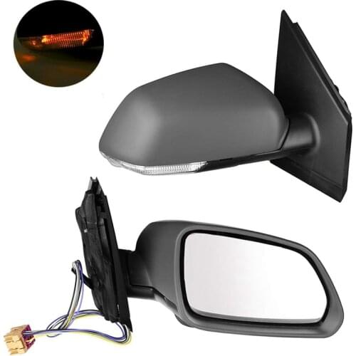 1Pair Car Heated Electric Wing Door Mirror Side Rear Mirror for Polo- 2005 2006 2007 2008 2009 2010