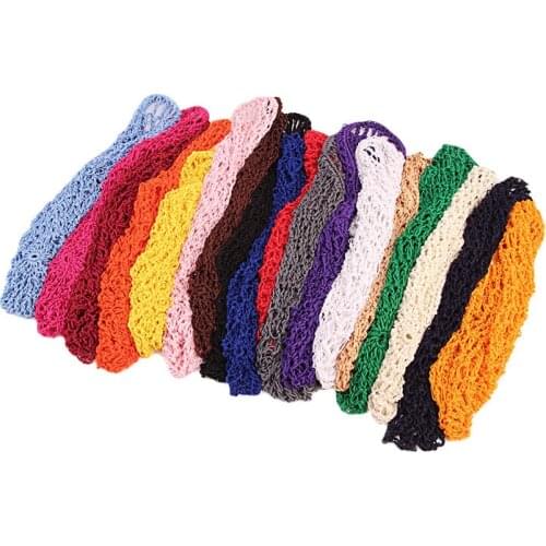 Womens Mesh Hair Net Crochet Cap Solid Color Snood Sleeping Night Cover Turban