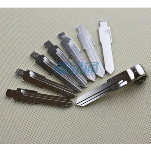 01 Quality chromed copper material uncut car blank key blade for Santana, Jetta, Old Audi 100, Golf, available in 100+ types