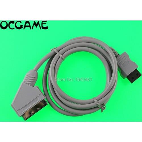 OCGAME 180cm RGB Scart Cable Lead Cord for Wii/wii u PAL High quality