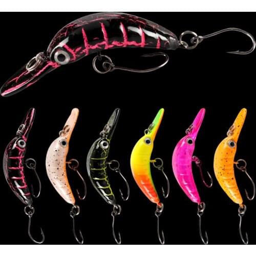 1Pcs Plastic Fishing Lure 5.2cm/2.6g High Quality Floating Bionic Hard Baits Rock Plastic Hard Bait Bionic Fishing Bait