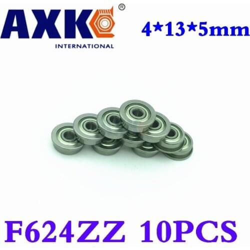 2019 Ball Bearing Free Shipping F624zz Flanged Bearing (20pcs/1 Lot) 4*13*5mm Esktop 3d Printer Special Flange Bushing Ball