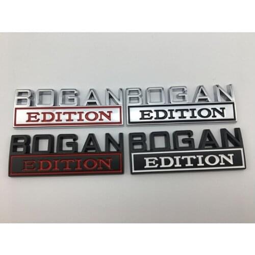 3D Metal BOGAN EDITION Emblem Auto Trunk Fender Badge Decals Stickers Car Accessories
